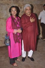 Javed Akhtar, Shabana Azmi at D-day special screening in Light Box, Mumbai on 18th July 2013 (5).JPG
